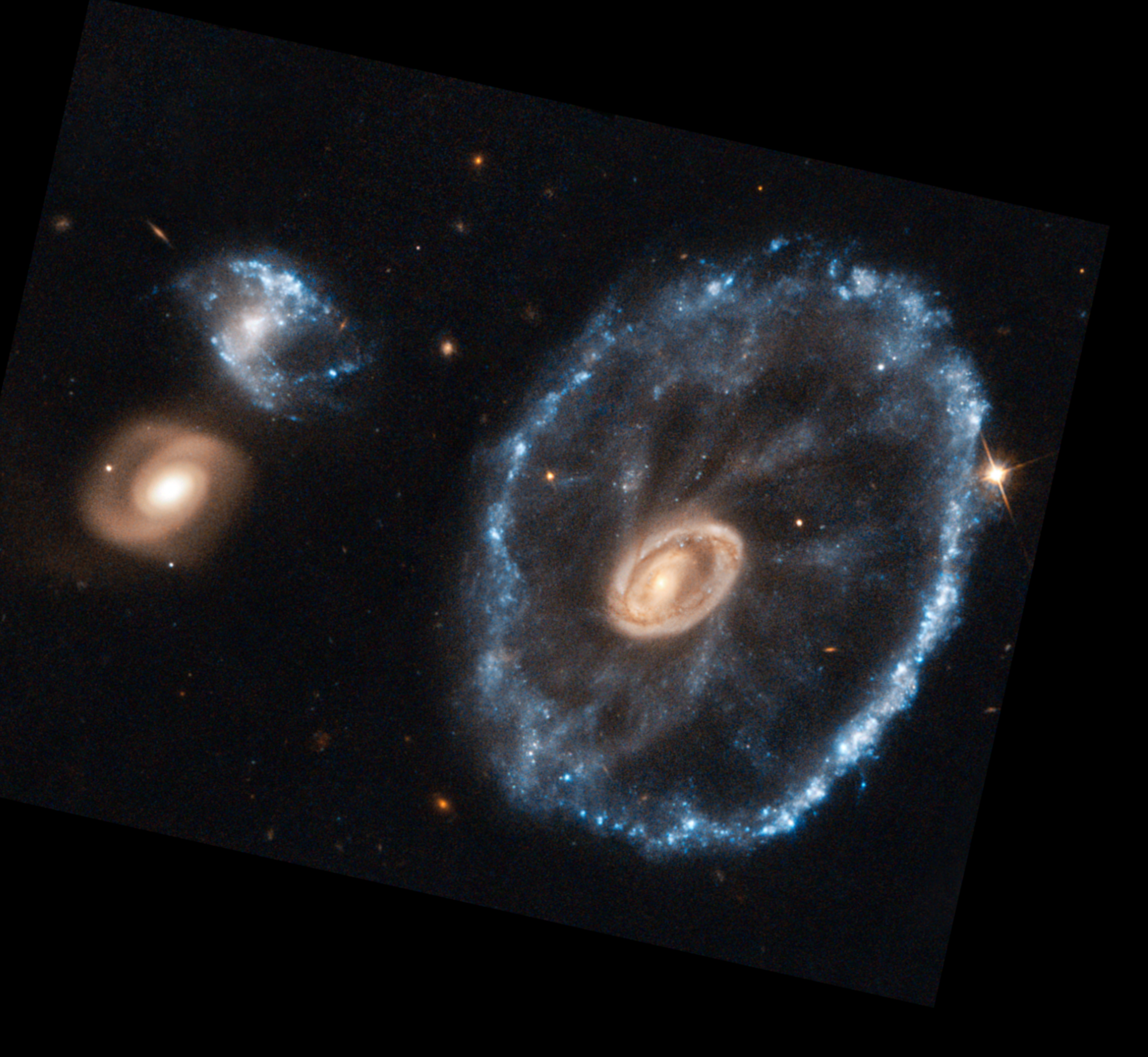 Hubble's Cartwheel Galaxy